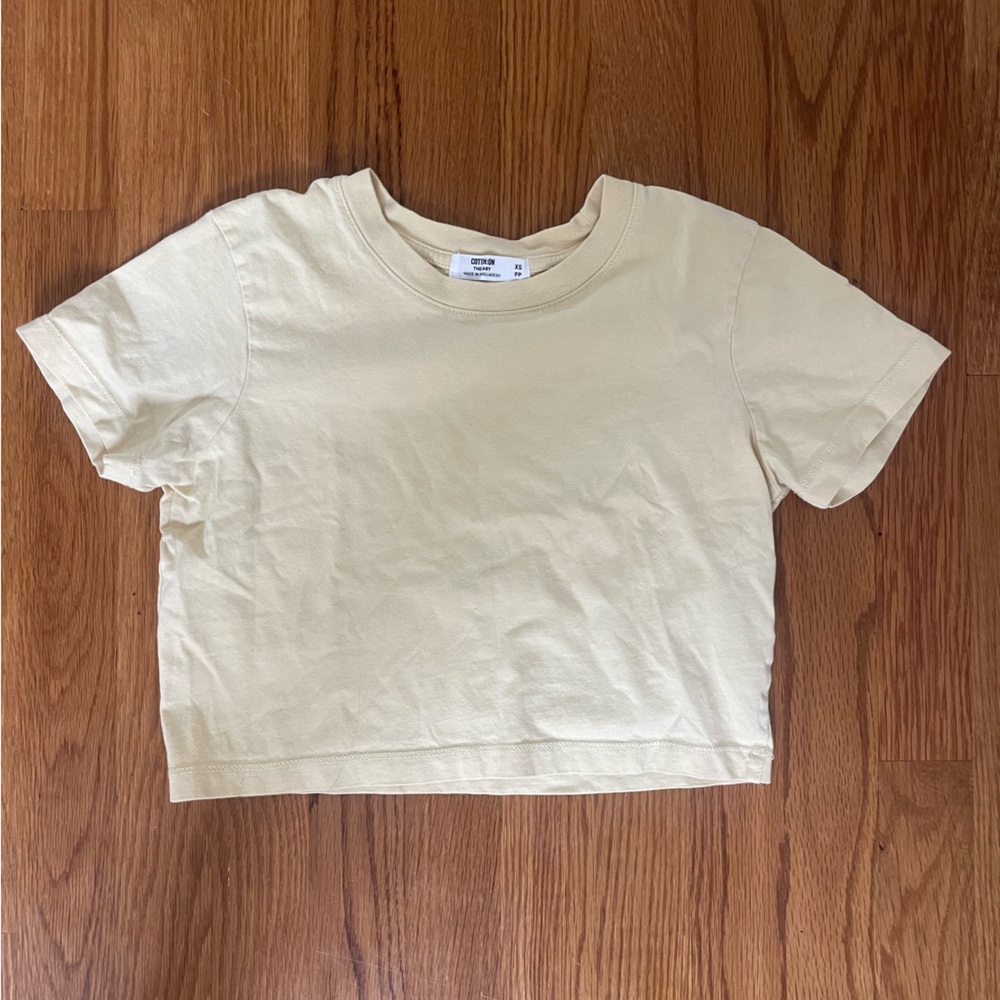 Cotton on cropped tee